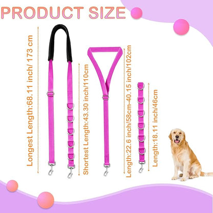 Dog Grooming Belly Straps, Adjustable Loops Extension, Table Arm Extender With Clamp for Bathing, Accessories Extension Loop Restraint Leash