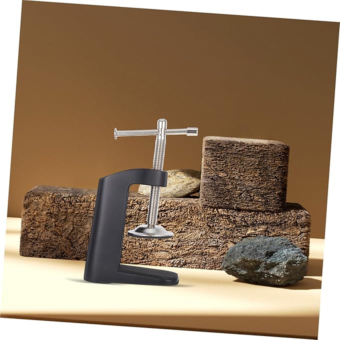 Universal Desk Clamp Stand Aluminum G-shape Bracket for Table Lamp Boom Arm Mounting