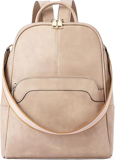 CLUCI Womens Backpack Purse Travel Backpack Leather Convertible Ladies Designer Daypack Shoulder Bags