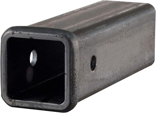CURT 49510 2-12-Inch x 10-Inch Weld-On Raw Steel Trailer Hitch Receiver Tube, Black