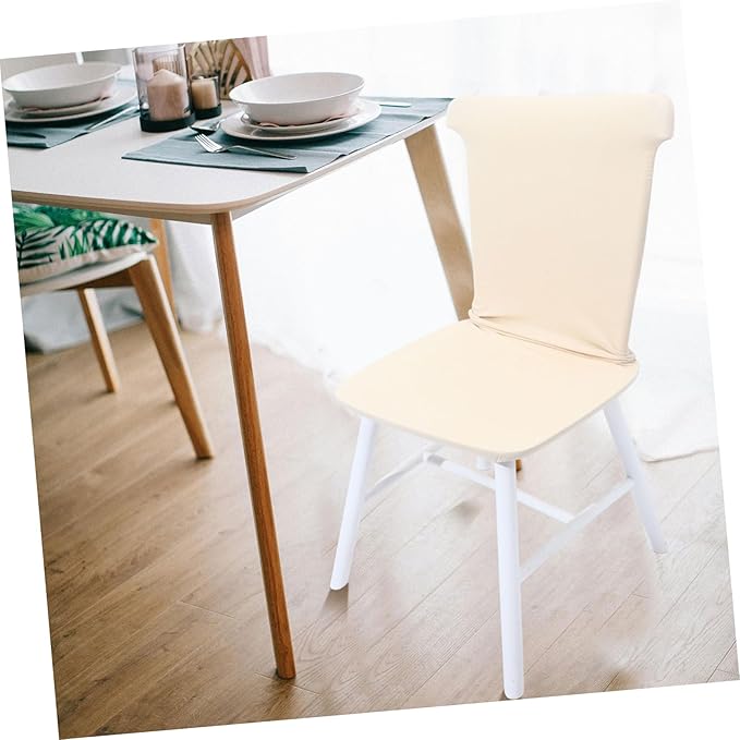 Chair Sleeve Polyester Beige Furniture Cover Chair Fitting Protector Sofa Covers