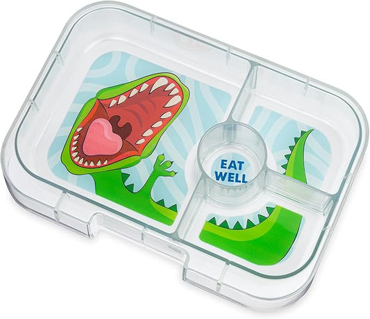 Yumbox Panino Leakproof Bento Lunch Box Container for Kids  Adults (Wow Red Dino), Sandwich-friendly lunch box for kids, Easy Open Latch, Lightweight, Compact