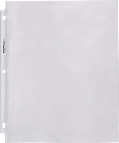 Basics Sheet Protector, Heavy Duty, 500 Pack, Clear