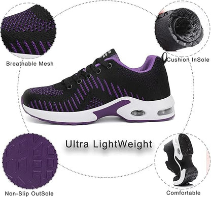 FLARUT Running Shoes Womens Lightweight Fashion Sport Sneakers Casual Walking Athletic Non Slip