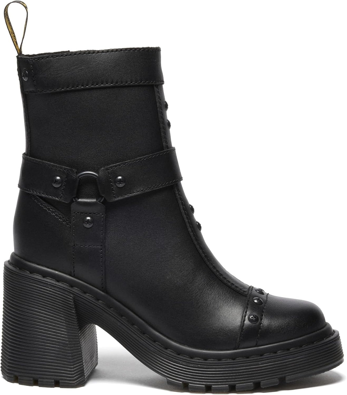Women's Spence Harness Flare Heel Leather Chelsea Boots