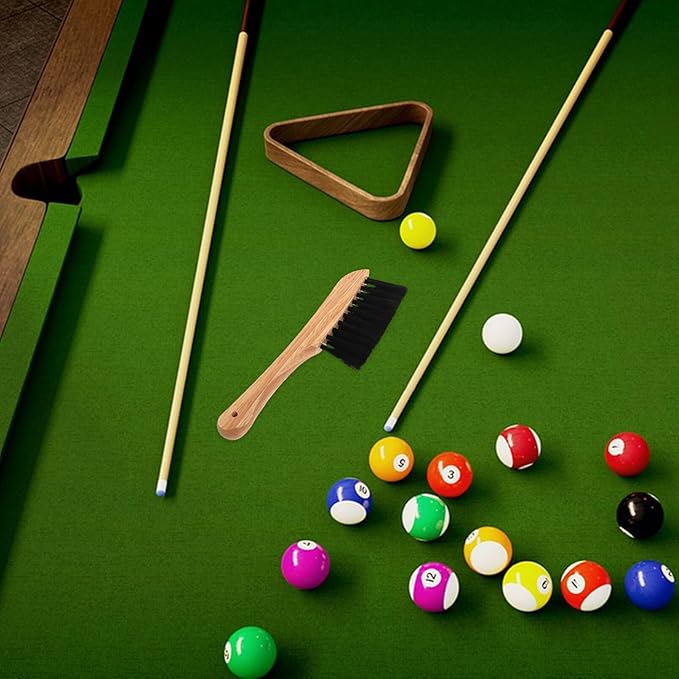 Pool Table Billiards Accessory Cleaning Tool Billiard Supplies Billiard Club Supply Billiard Table Brush Clean Brush Billiard Pool Brush Cleaning Brush Tablecloth Solid Wood