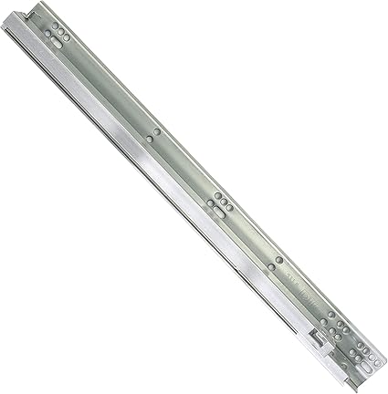 Pair of DTC 18" (457mm) Undermount Drawer Slides for 58(16mm) Thick Drawer Boxes, Silent Undermount Drawer Glides, Full Extension, Soft-Close
