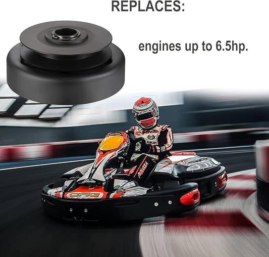 Centrifugal Go Kart Clutch 3/4" Bore for 1/2" AB Style Belt Compatible with Carter Go Karts Mini Bikes Wood Chippers Up to 6.5HP