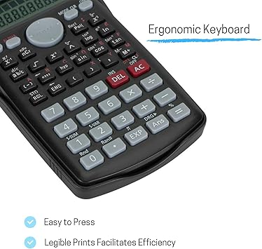 Mr. Pen Scientific 2 Line Calculator - Fraction  College Math Calculator for Students  Engineers