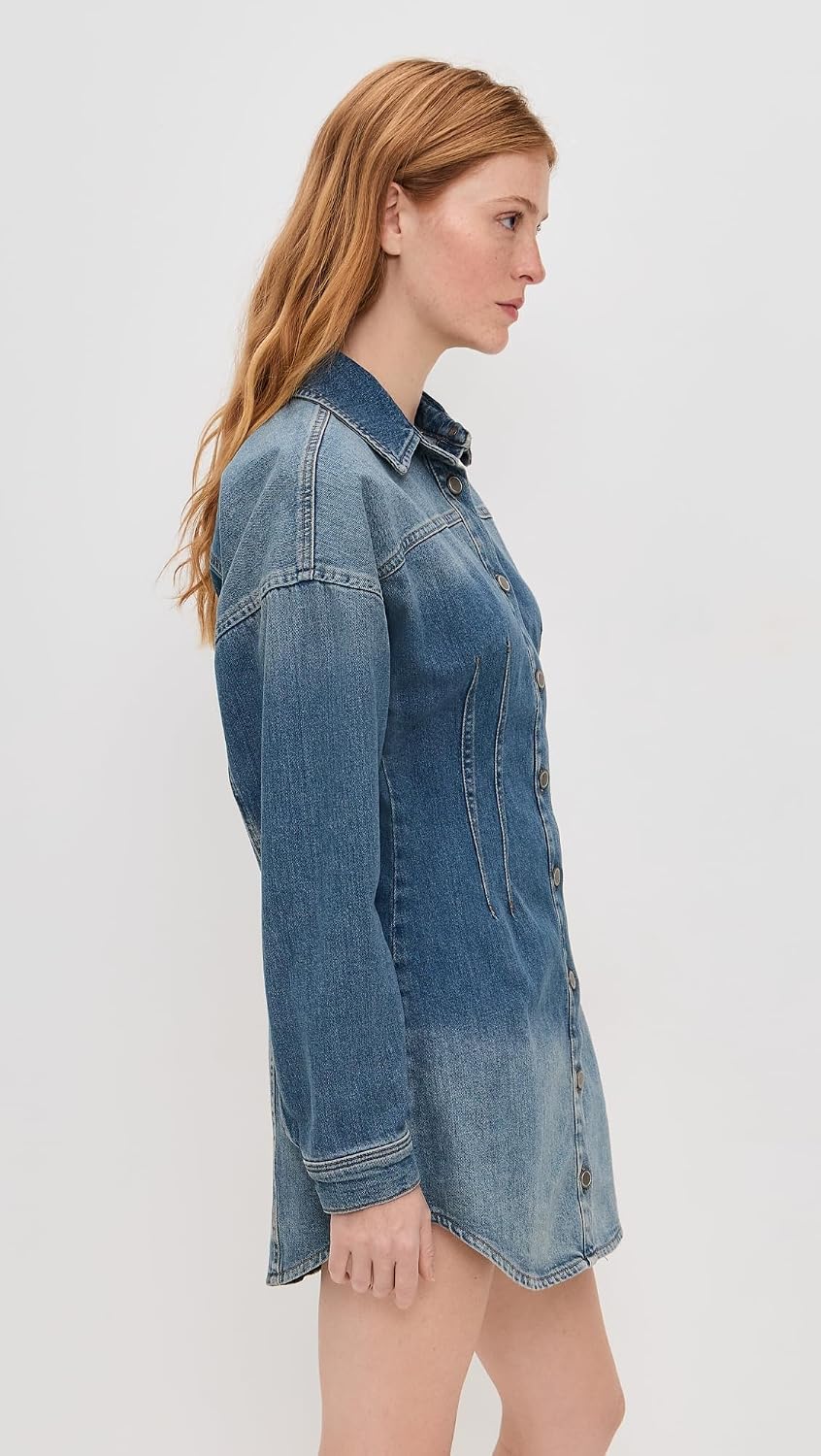 Fashion Nova Women's Shaped Denim Dress