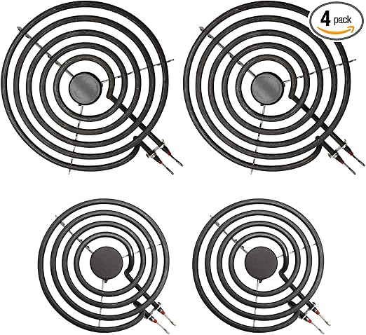 MP22YA Electric Stove Burner Element Replacement-Perfectly Compatible with Whirlpool & Kenmore & Frigidaire & Hardwick & Maytag & Norge Stove Top-Include 2* MP15YA 2* MP21YA