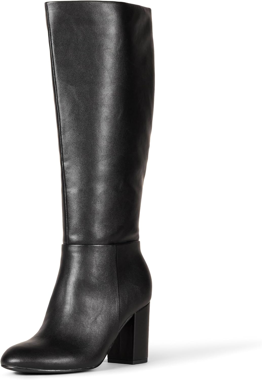 Essentials Women's Tall Boots with Chunky Block Heel.