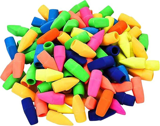 Pencil Top Erasers, Cap Eraser Toppers, Studying Supplies for Teachers Classroom Must Haves Pencil Erasers