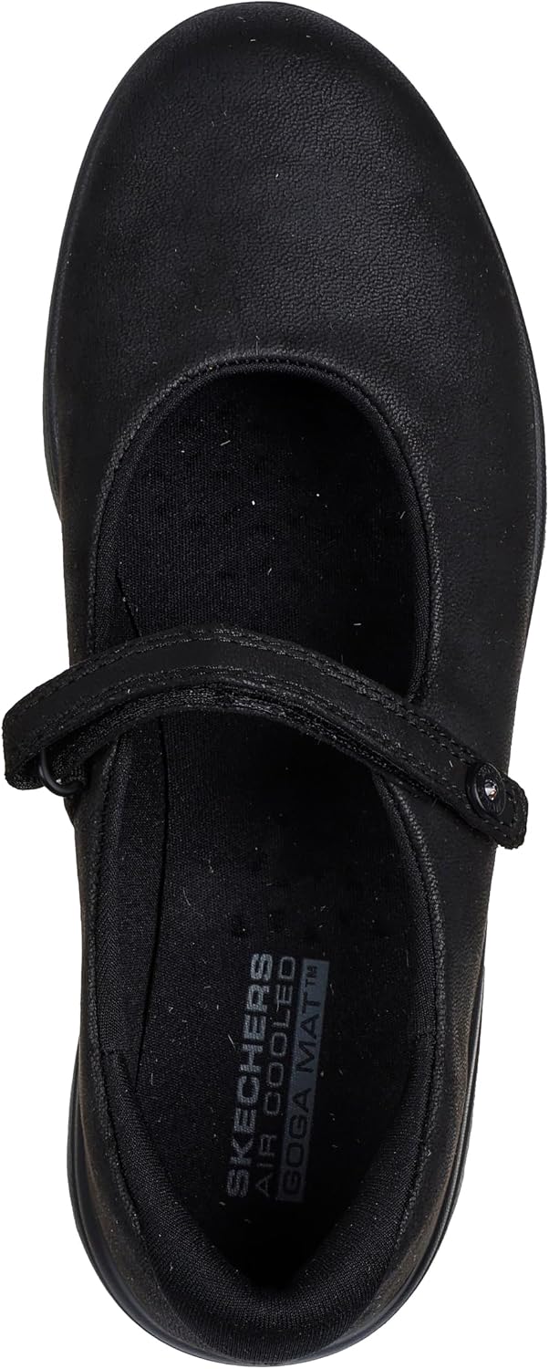 Skechers Women's On-the-go Flex – Whisper | Casual, Air-Cooled Goga Mat, Ultra Go Cushioning, Vegan, Machine Washable, Maryjane
