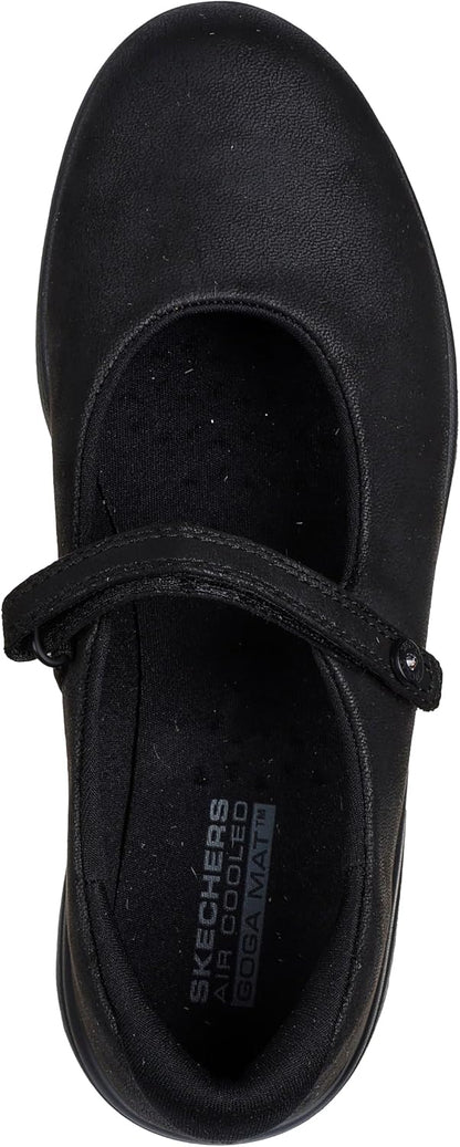 Skechers Women's On-the-go Flex – Whisper | Casual, Air-Cooled Goga Mat, Ultra Go Cushioning, Vegan, Machine Washable, Maryjane