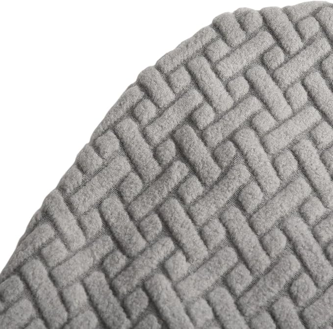 Elastic Fabric Chair Cover for Home (Medium Grey)