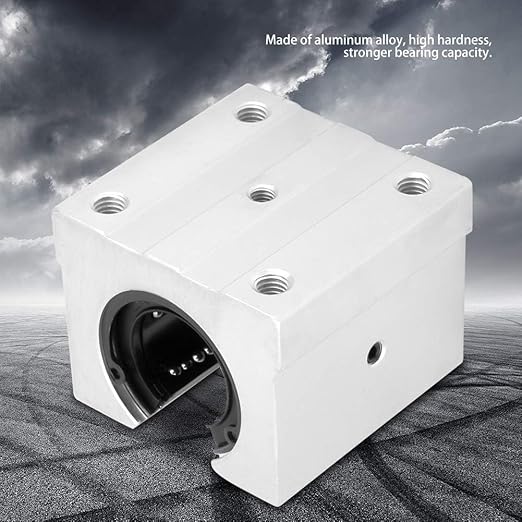 Linear Bearing Pillow Block, SBR30UU Aluminum Block 30mm Open Linear Bearing Slide Block Match CNC Router Parts for CNC Machine 3D Printer, 56mm Height