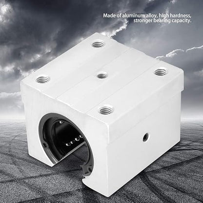 Linear Bearing Pillow Block, SBR30UU Aluminum Block 30mm Open Linear Bearing Slide Block Match CNC Router Parts for CNC Machine 3D Printer, 56mm Height