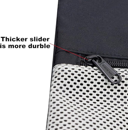 HOLYLUCK Drawstring Backpack Gym Sports Bag with Front mesh zipper Pocket 18.6" L x 13.5" W Cinch Sack String Sackpack For Men Women (black and grey)