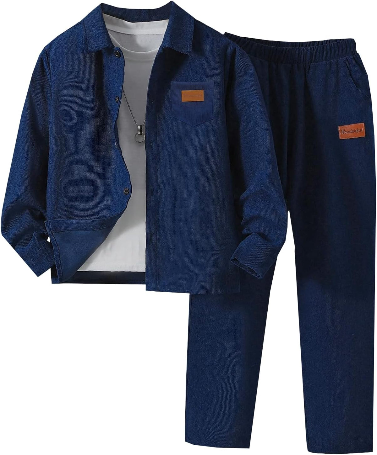 Boys Tracksuits Outfits Casual Sweatshirt Jacket Tops and Jogger Sweatpants Sweatsuit Clothing Sets for Kids 8-11 Years
