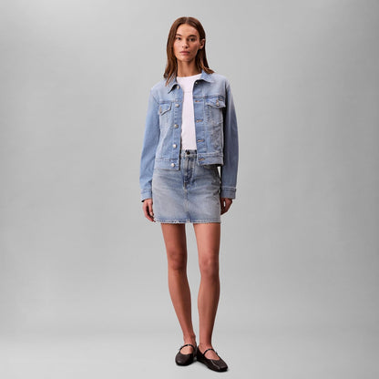 Calvin Klein Women's Classic Denim Trucker Jacket
