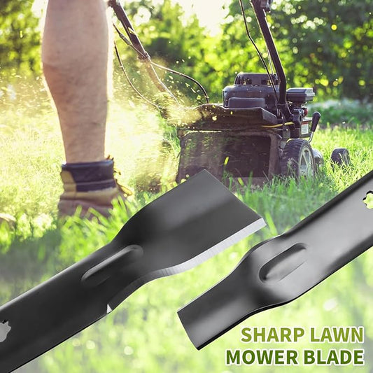 GY20852 Mower Blades Fit for John Dee re 48" Lawn Mower, GX21784 High Lift Mower Blades Compatible with 145 155C D140 D150 D160 LA130 LA140 LA145, Replace for GX21785 AM137757 AM141035, 3 Pack