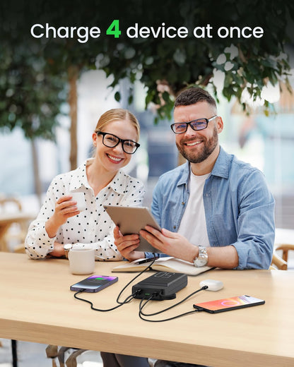 Power Bank Fast Charging 50000mAh - 22.5W Portable Charger USB C Quick Charge with 4 Outputs & 3 Inputs LED Display Huge Capacity External Battery Pack for iPhone, Samsung, iPad etc Black( Not in original packaging. Item got some scratches.)