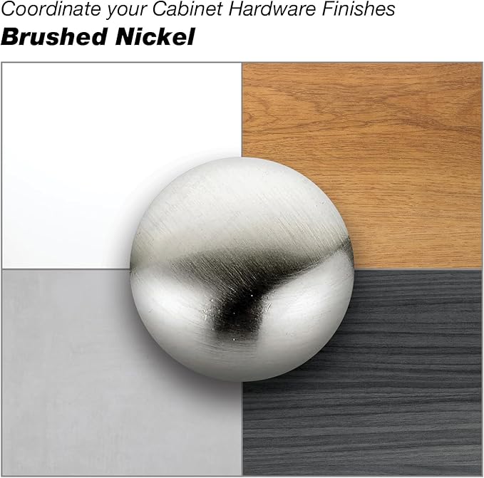 Richelieu Hardware BP305128195 Washington Collection 5 1/16-inch (128 mm) Center-to-Center Brushed Nickel Modern Modern Cabinet and Drawer Bar Pull Handle for Kitchen, Bathroom, and Furniture