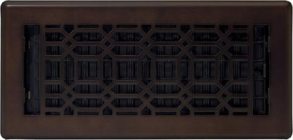 Decor Grates NGH410-RB Floor Register, 4x10 Inches, Rubbed Bronze Finish, 1 Count (Pack of 1)