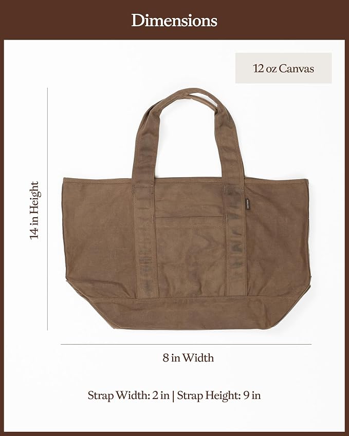 Cozy Earth Waxed Canvas Tote