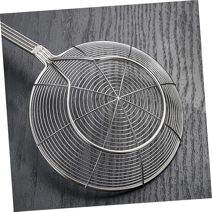 Unomor Oil Filter Spoon for Kitchen Use Hot Pot Strainer Scoop Stainless Steel Sturdy and Easy to