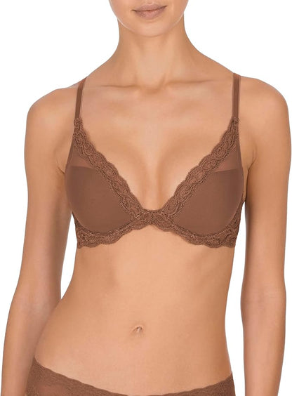 Natori Women Feathers Lace Plunge T-Shirt Bra (Size: 30C)