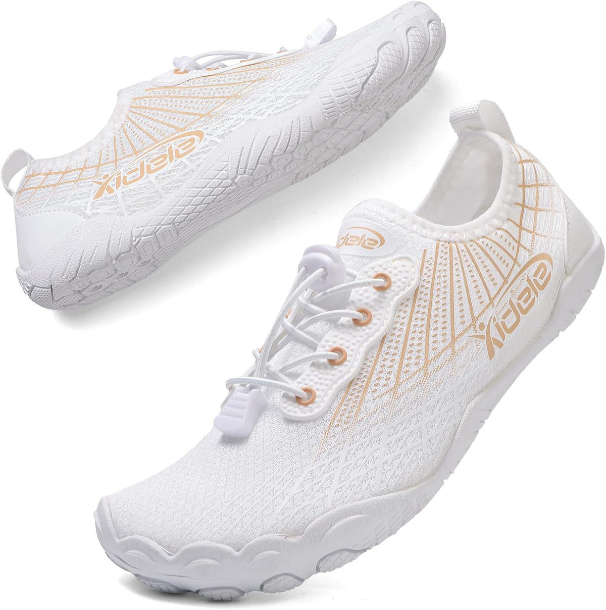 ITLXJR Water Shoes for Men and Women, Barefoot Aqua Socks, Wide Fit Beach Swimming Pool Shoes, Anti-Slip Outdoor Walking Hiking Kayaking Diving Surfing.