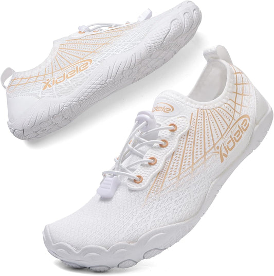ITLXJR Water Shoes for Men and Women, Barefoot Aqua Socks, Wide Fit Beach Swimming Pool Shoes, Anti-Slip Outdoor Walking Hiking Kayaking Diving Surfing.