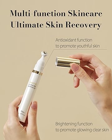 MASTINA Mastic Ampoule Serum Stick Roller Type Mastic Ampoule (Derma Roller Stick-Type, 0.5fl oz) - Serum for Even Skin Tone and Elasticity. Fermented Mastic Gum.