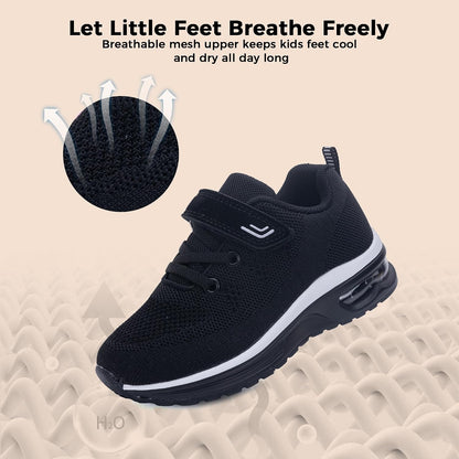 Boys Girls Shoes Kids Sneakers Tennis Running Athletic Shoes Breathable Sport Gym Walking Sneakers