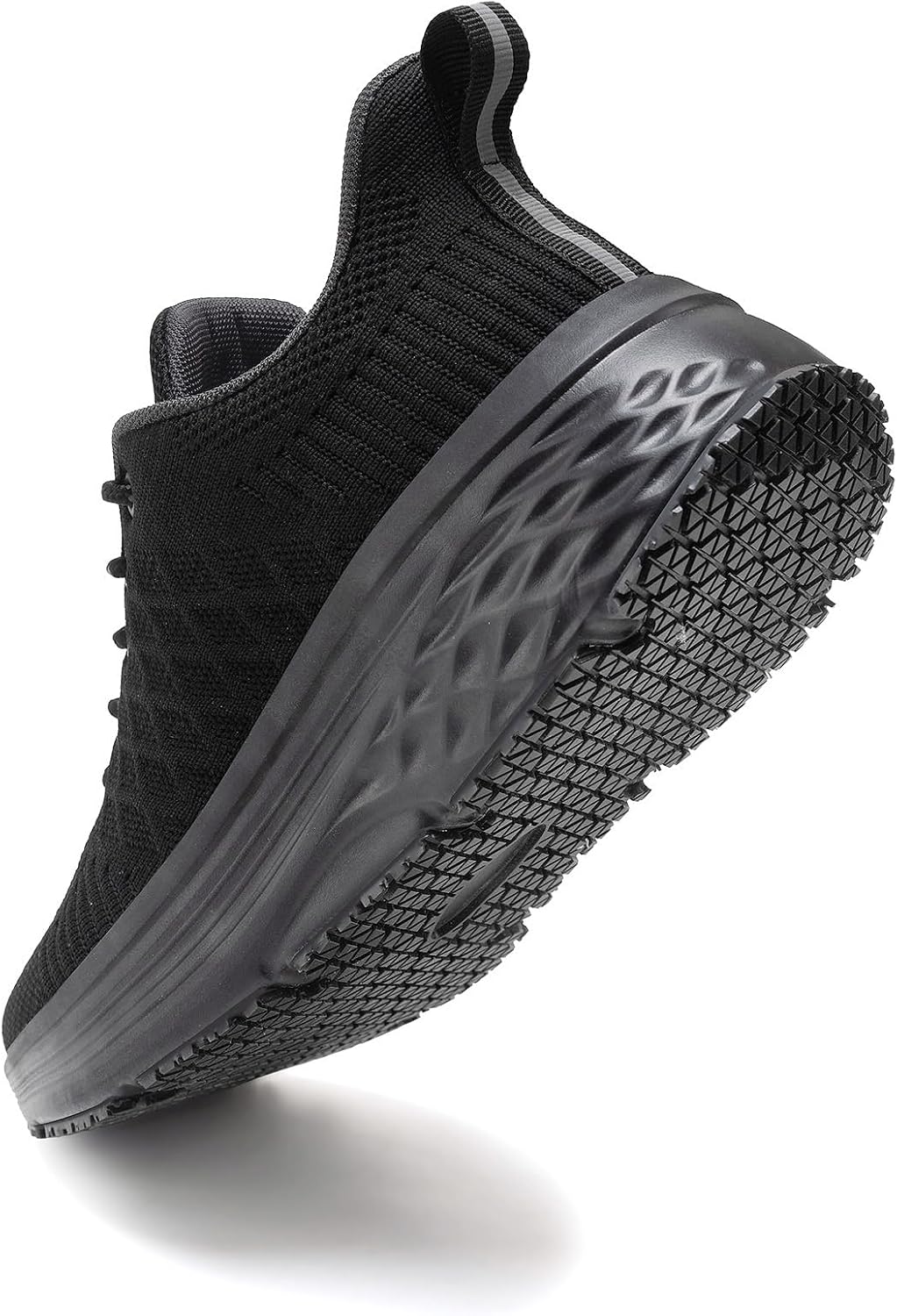 AVW Womens Non Slip Work Shoes Water Resistant Walking Sneakers Food Service Chef Kitchen Shoes.