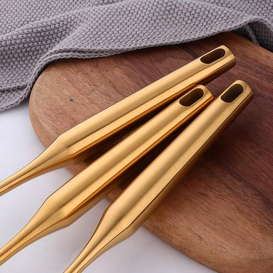 Serve Spoon,Gold 14.69 inch Long Handle Cooking Utensil Kitchen Tool by BUY THINGS!