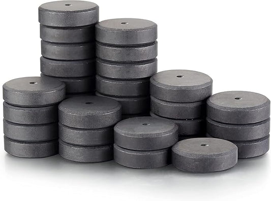 Ceramic Magnets, Round Disk Magnets Craft Magnets, Perfect for DIY, Art Projects or for whiteboards & Fridge Organization (0.7")