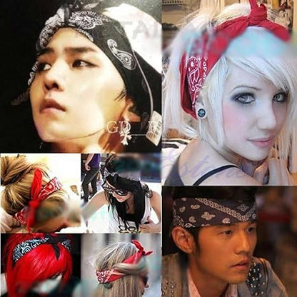 Boolavard 1s, 6s, 9s or 12 Pack Cowboy Bandanas Bandana with Original Paisley Pattern