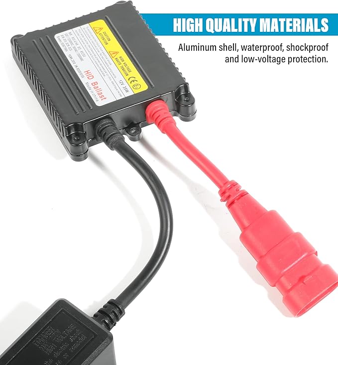 RACOONA Pack of 2 Hid Ballast,H11 Hid Kit,Car Accessories Hid Kit HID Ballast,35W DC 12V Super Slim Hid Ballast Kit,Universal Replacement for H1 H3 H4 H7 H11 H13 9005 9006 9007 5202 880
