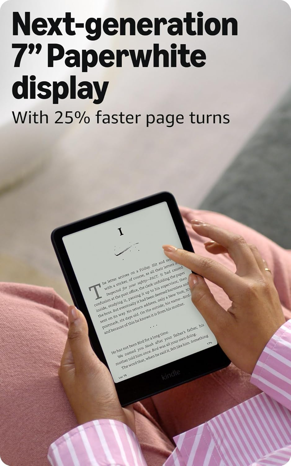 Visit the Kindle Store Kindle Paperwhite 16GB (newest model) – 20% faster, with new 7" glare-free display and weeks of battery life – Jade