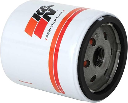 KN Premium Oil Filter: 20,000 Mile Engine Protection with Wrench Off Nut: Compatible with Select TOYOTALEXUSSUZUKICHEVROLET Vehicle Models (See Product Description for Select Models), HP-1003