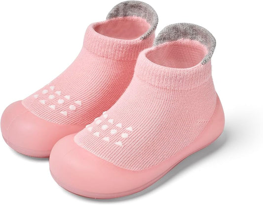 Baby Sock Shoes Baby Walking Shoes Infant Non-Slip Breathable Slippers with Soft Rubber Sole Baby Boys Girls Sneakers