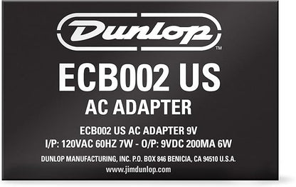 Dunlop ECB002 US AC Adapter 9V Tip