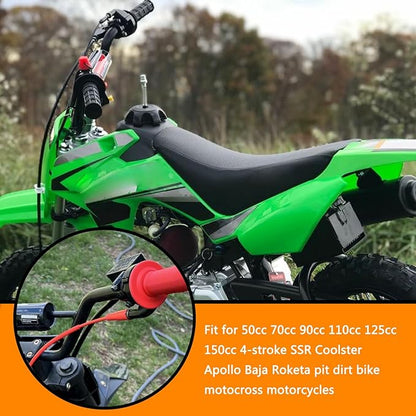 36'' Throttle Cable for SSR70 SSR110 SSR125 50cc 70cc 110cc 125cc Tao Tao DB14 DB24 DB27 Baja Dirt Runner DR70 DR90 DR125 Apollo RFZ XR50 XR70 Coolster Roketa Chinese Pit Dirt Bike Motor Red