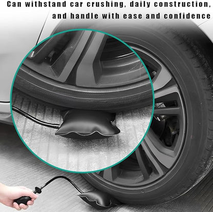 Air Wedge Pump, Professional Leveling Kit and Alignment Tool Inflatable Shim Bag, Air Wedge Bag Pump Suitable for Window Door Installation Car Repair, Car Accessories (Plastic Valve)