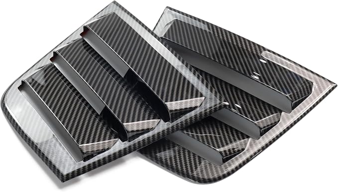Naisec for Dodge Charger 2011-2023 Accessories Exterior Decoration Side Window Louvers Air Vent Scoop Shades Cover Trim ABS ?Carbon Fiber?