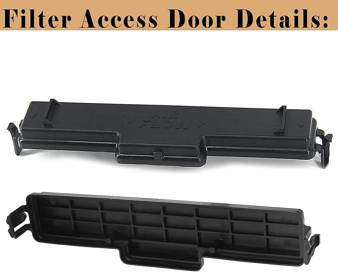 Ram Cabin Air Filter  Filter Access Door Compatible with Dodge Ram 1500 2500 3500 4500 5500 Avenger Caliber Journey Compass Patriot Chrysler 200 68318365AA Filter 68406048AA