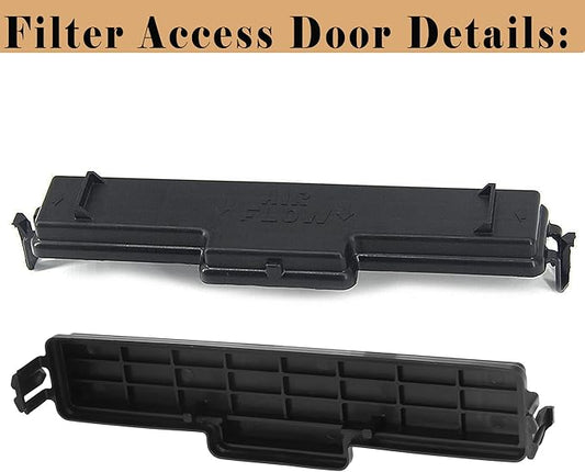 Ram Cabin Air Filter  Filter Access Door Compatible with Dodge Ram 1500 2500 3500 4500 5500 Avenger Caliber Journey Compass Patriot Chrysler 200 68318365AA Filter 68406048AA